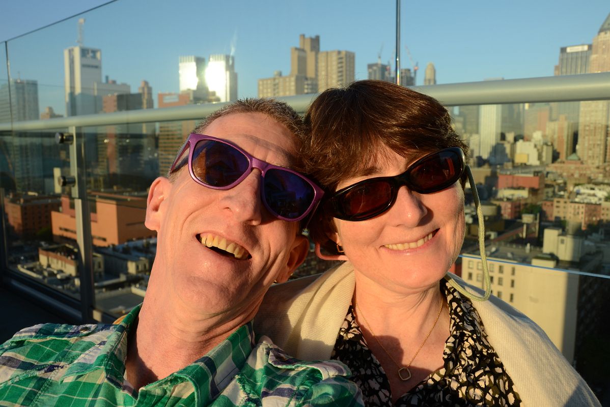 05 Jerome Ryan And Charlotte Ryan Enjoying The Afternoon Sun At New York Ink48 Hotel Rooftop Bar
